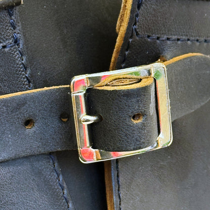 (30足限定)ビルトバック×ユニーク＆サンズ コラボレーションモデルLot.444 Engineer Boots / Horsebutt -Dark Navy-2025年10～12月リリース予定