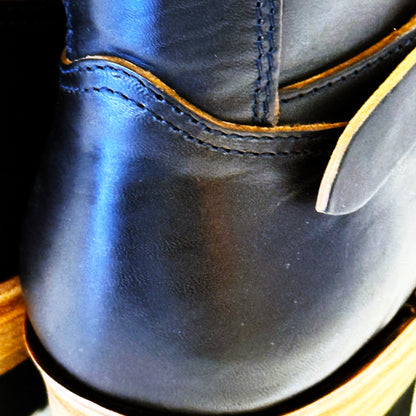 (30足限定)ビルトバック×ユニーク＆サンズ コラボレーションモデルLot.444 Engineer Boots / Horsebutt -Dark Navy-2025年10～12月リリース予定