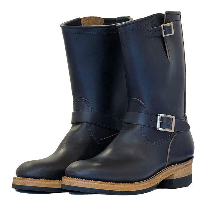 (30足限定)ビルトバック×ユニーク＆サンズ コラボレーションモデルLot.444 Engineer Boots / Horsebutt -Dark Navy-2025年10～12月リリース予定