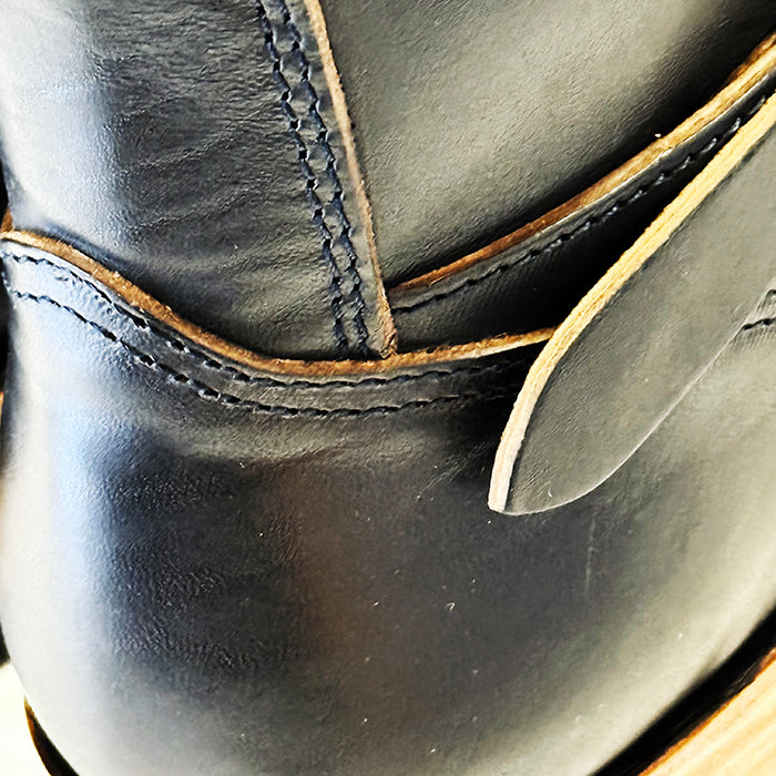 (30足限定)ビルトバック×ユニーク＆サンズ コラボレーションモデルLot.444 Engineer Boots / Horsebutt -Dark Navy-2025年10～12月リリース予定