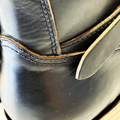 (30足限定)ビルトバック×ユニーク＆サンズ コラボレーションモデルLot.444 Engineer Boots / Horsebutt -Dark Navy-2025年10～12月リリース予定