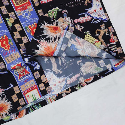 サンサーフ Lot No. SS38869 SUN SURF × BUZZ RICKSON'S SPECIAL ED ITION “TROPIC LIGHTNING” 119 ブラック アロハシャツ メンズ