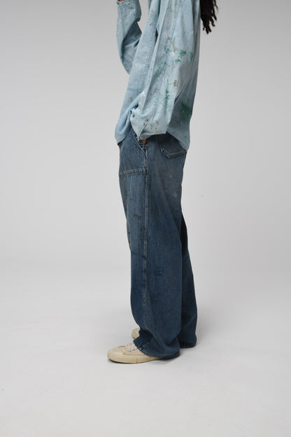 M-44 DENIM TROUSERS(BW252-M4DT)AGED INDIGO