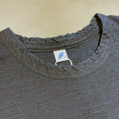 ピュアブルージャパン 5406-4 Indigo Jersey Crew Neck T-shirt Dark Indigo 波 メンズ インディゴ クルーネック Tシャツ ダークインディゴ
