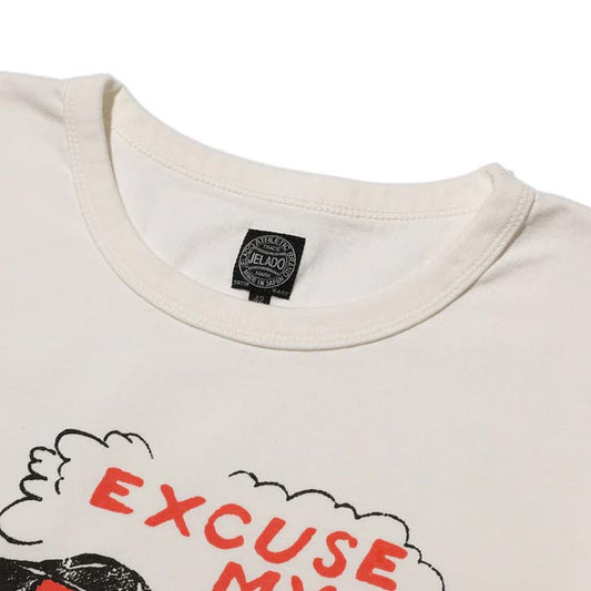 ジェラード AB02213 BASICCOLLECTION Hot Rod Tee ホットロード Tシャツ オフホワイト