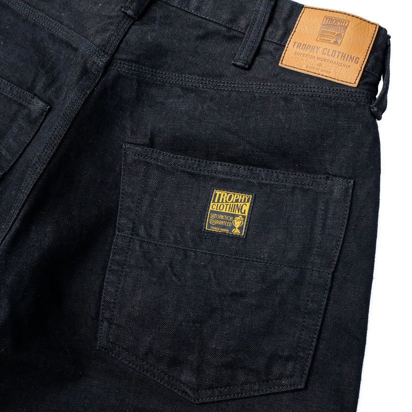 トロフィークロージング Lot.1906 Blackie Denim W Knee Standard Pants ワンウォッシュ