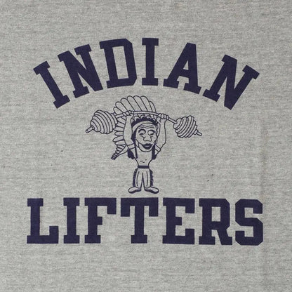 ウエアハウス WHTS-24SU027 Lot 4096 88/12杢クルーネックT LIFTERS グレー メンズ 半袖 プリント Tシャツ