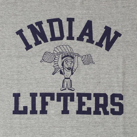 ウエアハウス WHTS-24SU027 Lot 4096 88/12杢クルーネックT LIFTERS グレー メンズ 半袖 プリント Tシャツ