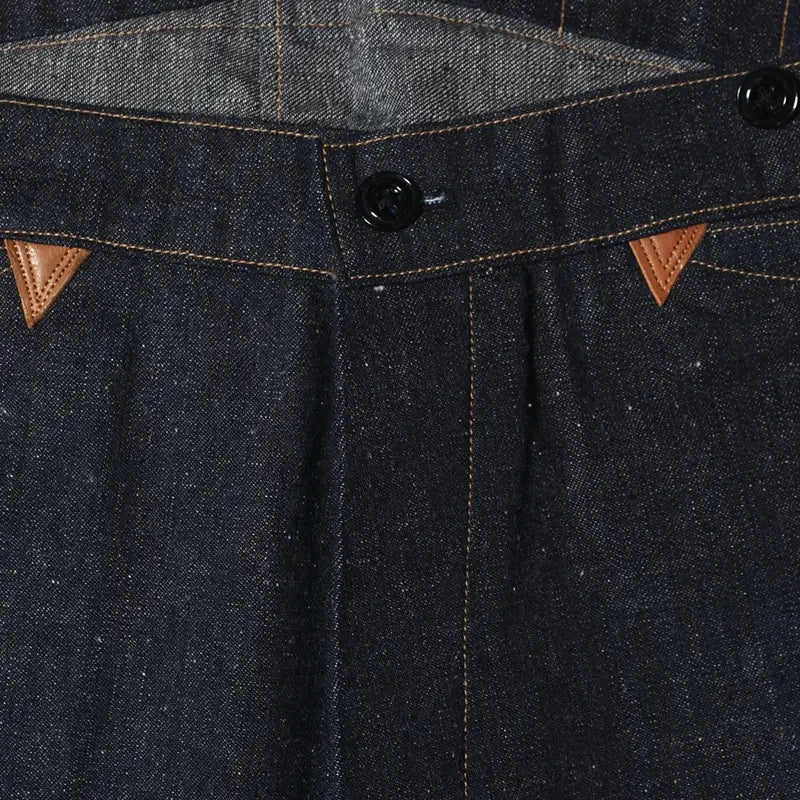ウエアハウス GBPA-24SS002 Lot 1229 1900 4POCKET HEAVY LEATHER BOUND OVERALL ノンウォッシュ メンズ グリーンバウムブラザーズ レザーバウンド オーバーオール