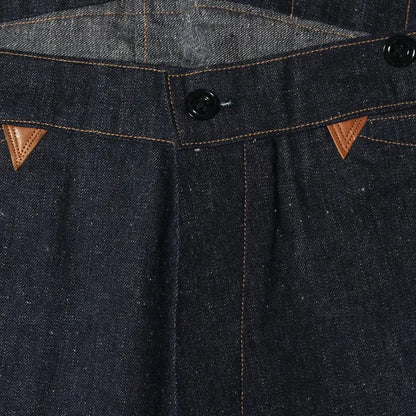 ウエアハウス GBPA-24SS002 Lot 1229 1900 4POCKET HEAVY LEATHER BOUND OVERALL ノンウォッシュ メンズ グリーンバウムブラザーズ レザーバウンド オーバーオール