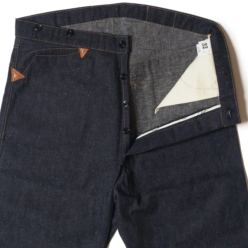 ウエアハウス GBPA-24SS002 Lot 1229 1900 4POCKET HEAVY LEATHER BOUND OVERALL ノンウォッシュ メンズ グリーンバウムブラザーズ レザーバウンド オーバーオール