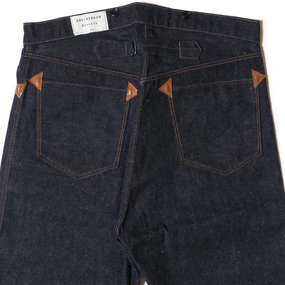 ウエアハウス GBPA-24SS002 Lot 1229 1900 4POCKET HEAVY LEATHER BOUND OVERALL ノンウォッシュ メンズ グリーンバウムブラザーズ レザーバウンド オーバーオール