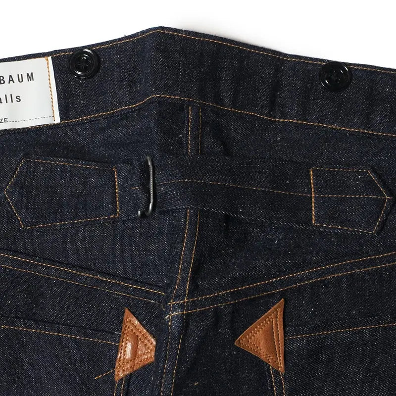 ウエアハウス GBPA-24SS002 Lot 1229 1900 4POCKET HEAVY LEATHER BOUND OVERALL ノンウォッシュ メンズ グリーンバウムブラザーズ レザーバウンド オーバーオール