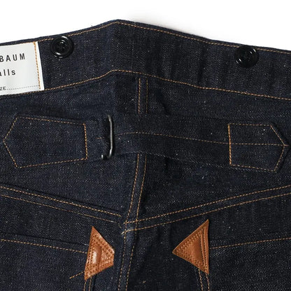 ウエアハウス GBPA-24SS002 Lot 1229 1900 4POCKET HEAVY LEATHER BOUND OVERALL ノンウォッシュ メンズ グリーンバウムブラザーズ レザーバウンド オーバーオール