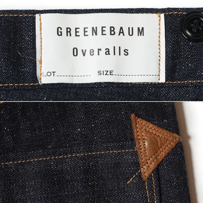 ウエアハウス GBPA-24SS002 Lot 1229 1900 4POCKET HEAVY LEATHER BOUND OVERALL ノンウォッシュ メンズ グリーンバウムブラザーズ レザーバウンド オーバーオール