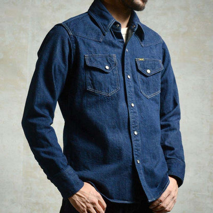 24FW デラックスウエア 7600 WILDMAN ワイルドマン メンズ 長袖 デニム ウエスタンシャツ