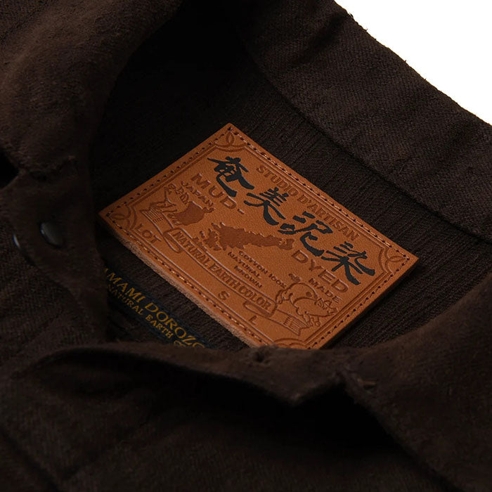 STUDIO_D'ARTISAN 奄美大島泥染GL3デニムジャケット【D4631】:ブラウン ダークブラウン