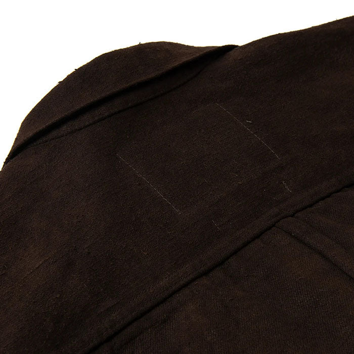 STUDIO_D'ARTISAN 奄美大島泥染GL3デニムジャケット【D4631】:ブラウン ダークブラウン