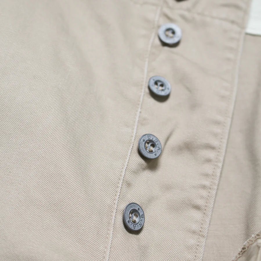 バウワウ BW241-M4CTM M41 CHINO TROUSERS (Metal button) KHAKI AGEING メンズ チノパン メタルボタン