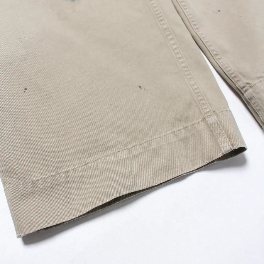 バウワウ BW241-M4CTM M41 CHINO TROUSERS (Metal button) KHAKI AGEING メンズ チノパン メタルボタン