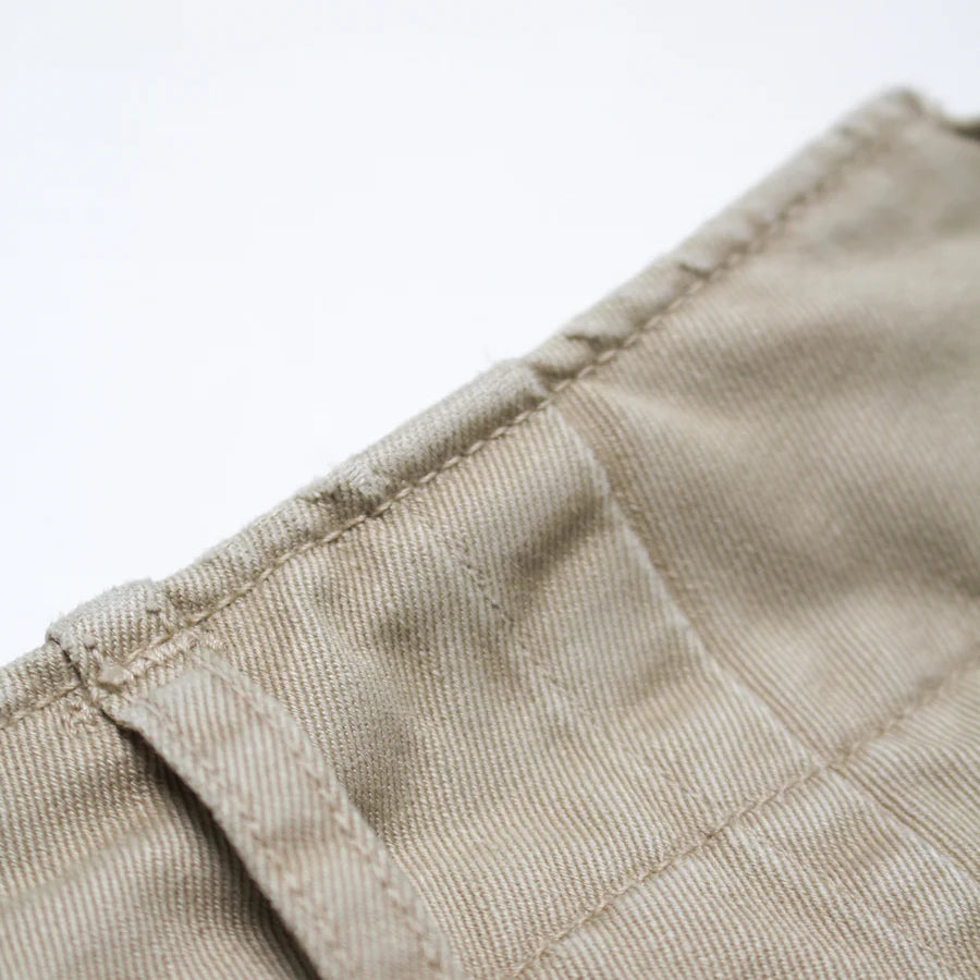 バウワウ BW241-M4CTM M41 CHINO TROUSERS (Metal button) KHAKI AGEING メンズ チノパン メタルボタン