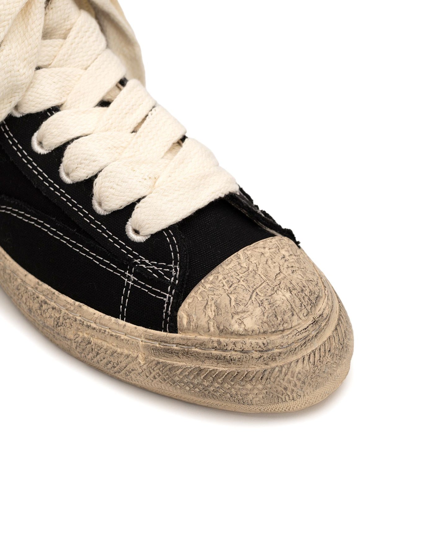 General Scale(ジェネラルスケール) "ROY" PAST Sole Canvas Smudged Throughout High-top Sneaker S13FW707