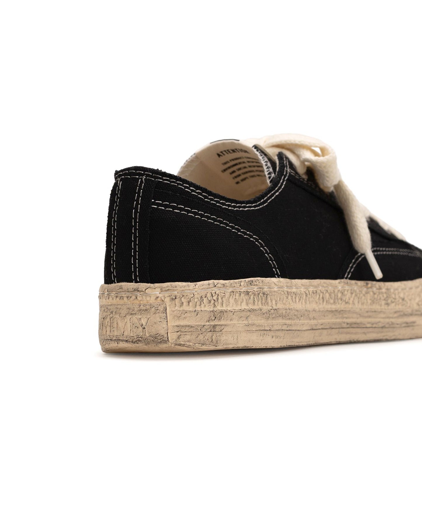 General Scale(ジェネラルスケール) "ROY" PAST Sole Canvas Smudged Throughout Low-Top Sneaker S13FW708