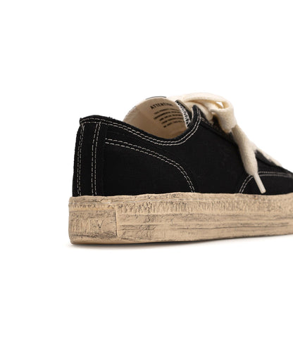 General Scale(ジェネラルスケール) "ROY" PAST Sole Canvas Smudged Throughout Low-Top Sneaker S13FW708