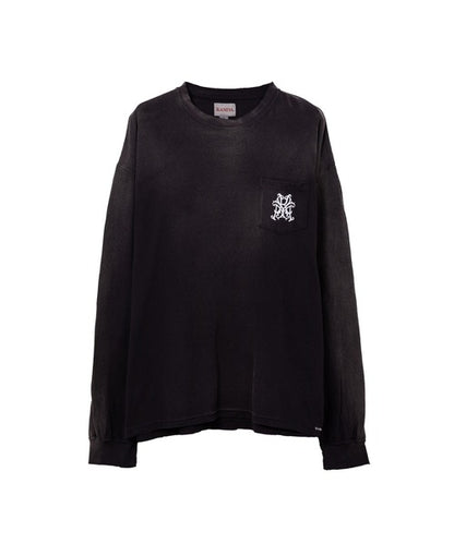 KAMIYA(カミヤ) “KMY-SNAKE” Distressed L/S T-shirt G14LT078
