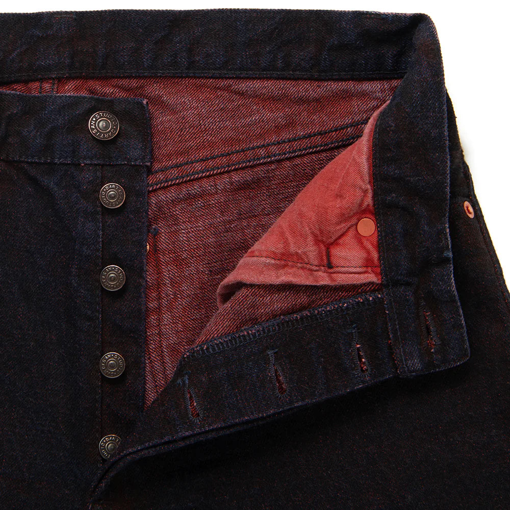 ベンガラ染めジーンズ【D1908】