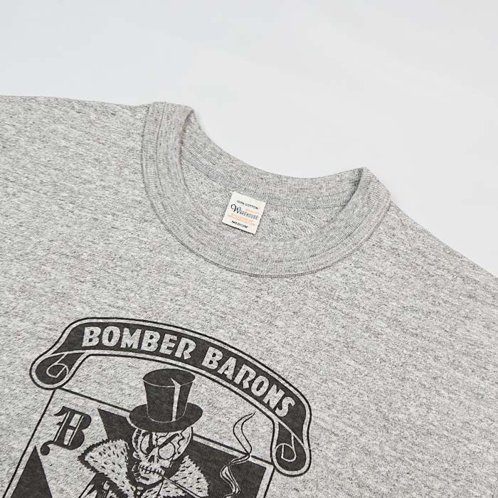 WARE HOUSE ウエアハウス Lot 4601 BOMBER BARONS 杢グレー