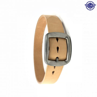 サムライジーンズ W001 極厚カーブベルト ナチュラル