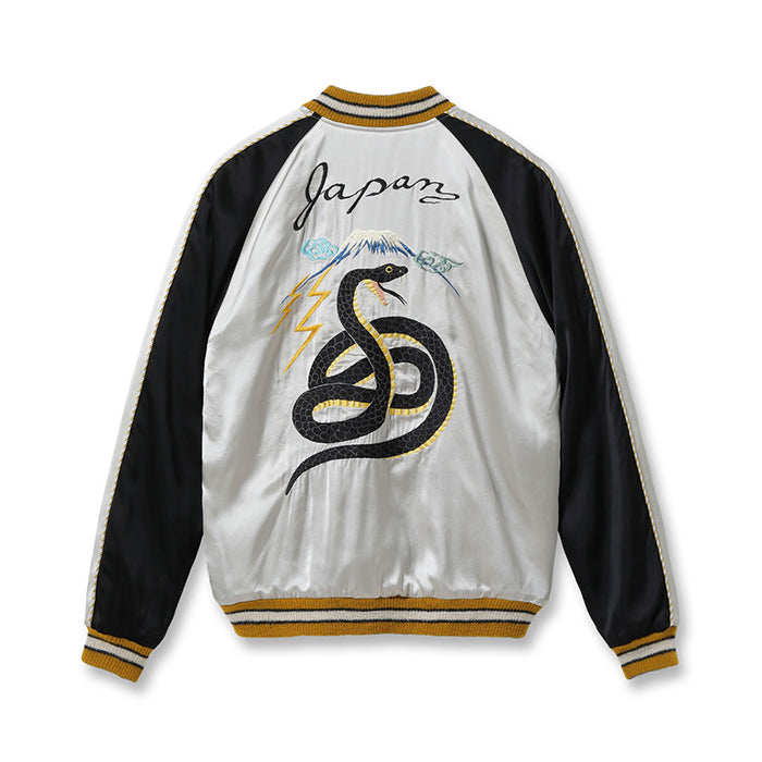 Lot No. TT15808-190 / Acetate Souvenir Jacket TOYO ENTERPRISE 60th Anniversary Special Edition “BLACK SNAKE” × “RED SNAKE”