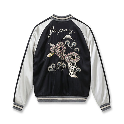 Lot No. TT15808-190 / Acetate Souvenir Jacket TOYO ENTERPRISE 60th Anniversary Special Edition “BLACK SNAKE” × “RED SNAKE”