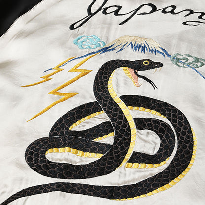 Lot No. TT15808-190 / Acetate Souvenir Jacket TOYO ENTERPRISE 60th Anniversary Special Edition “BLACK SNAKE” × “RED SNAKE”