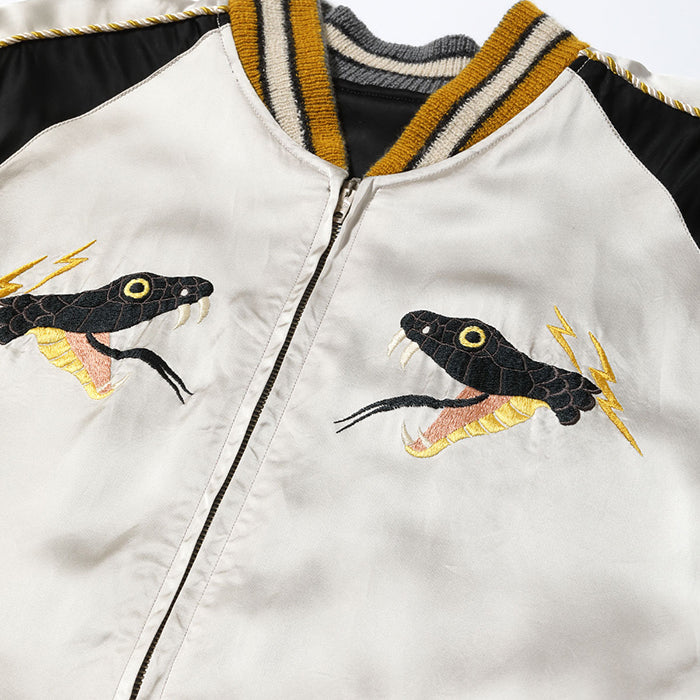 Lot No. TT15808-190 / Acetate Souvenir Jacket TOYO ENTERPRISE 60th Anniversary Special Edition “BLACK SNAKE” × “RED SNAKE”