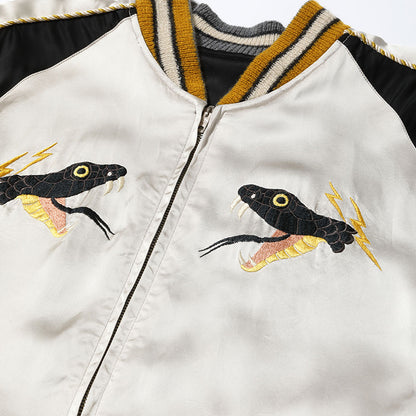 Lot No. TT15808-190 / Acetate Souvenir Jacket TOYO ENTERPRISE 60th Anniversary Special Edition “BLACK SNAKE” × “RED SNAKE”