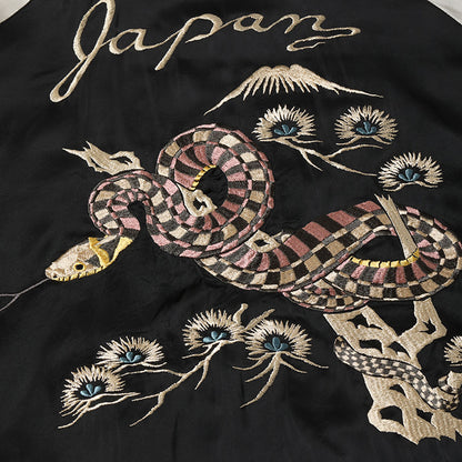 Lot No. TT15808-190 / Acetate Souvenir Jacket TOYO ENTERPRISE 60th Anniversary Special Edition “BLACK SNAKE” × “RED SNAKE”