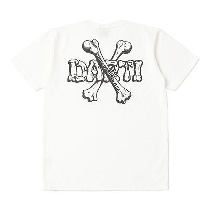 STUDIO_D'ARTISAN USAコットンプリントTシャツ【8168A】:ホワイト/ネイビー/エメラルド/オレンジ