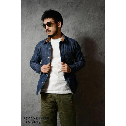 デラックスウエア 7640 40s DENIM SHIRT デニムシャツ メンズ 10.5oz 長袖 ワンウォッシュ