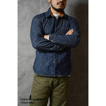 デラックスウエア 7640 40s DENIM SHIRT デニムシャツ メンズ 10.5oz 長袖 ワンウォッシュ