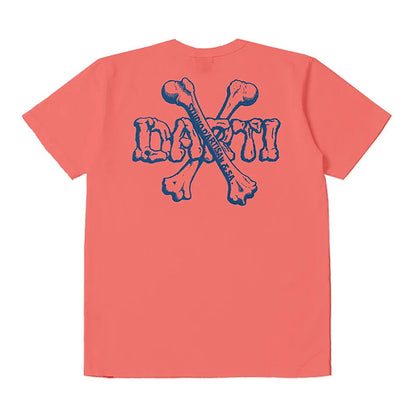 STUDIO_D'ARTISAN USAコットンプリントTシャツ【8168A】:ホワイト/ネイビー/エメラルド/オレンジ