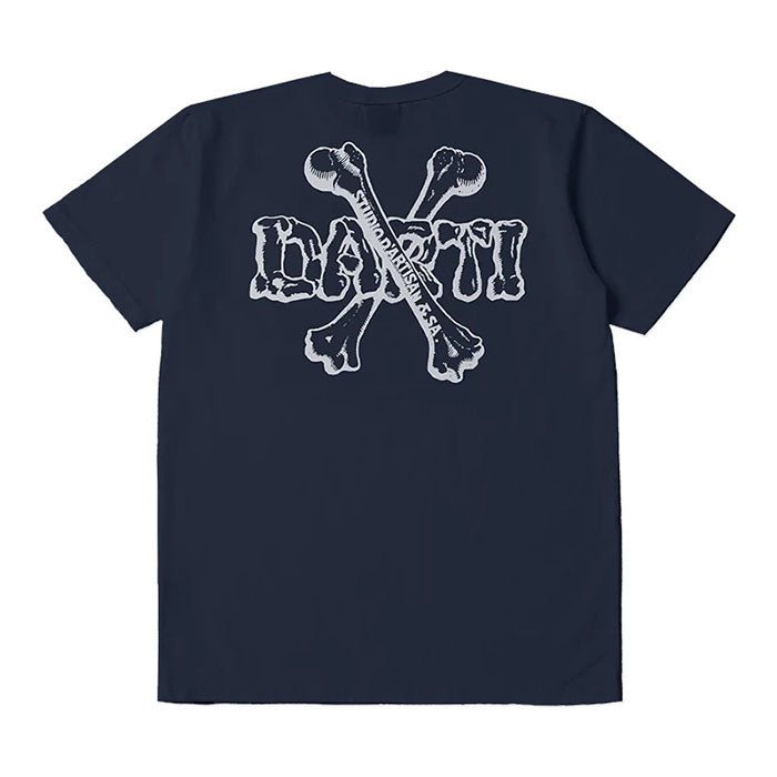 STUDIO_D'ARTISAN USAコットンプリントTシャツ【8168A】:ホワイト/ネイビー/エメラルド/オレンジ