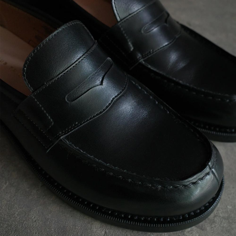 ローリングダブトリオ RDT-H02 IN'EI LOAFER インエイ ローファー ブラック メンズ レザー ブーツ シューズ
