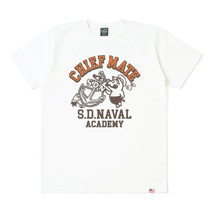 STUDIO_D'ARTISAN USAコットンプリントTシャツ【8182A】:ホワイト/ピンク/ブルー/ネイビー