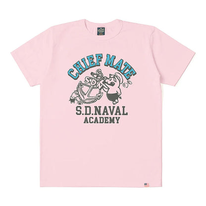 STUDIO_D'ARTISAN USAコットンプリントTシャツ【8182A】:ホワイト/ピンク/ブルー/ネイビー