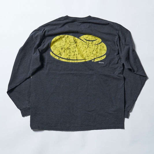 Mickey Mouse Long Sleeve Pocket T-Shirt:BLACK