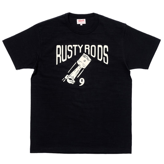 ATHLETIC T-SHIRT / RUSTY RODS:BLACK