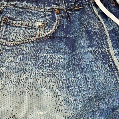 Knit Denim Pants:Navy 25-2303