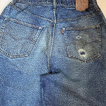 Knit Denim Pants:Navy 25-2303